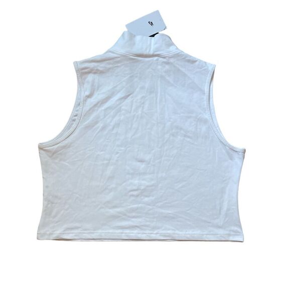 NIKE WMNS SLEEVELESS MOCK TOP WHITE SIZE XL - Picture 7 of 9